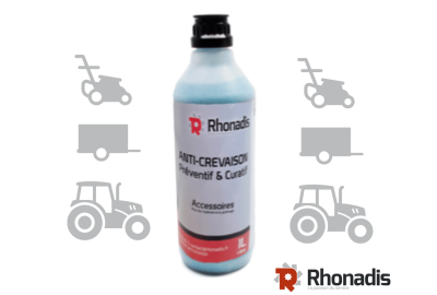 FLACON D'UN LITRE D'ANTI-CREVAISON DE PNEUS MOTOCULTURE- RHONADIS - (EX RH-ANTICREVAISON) ref en 25L RH-44415 RH-44416